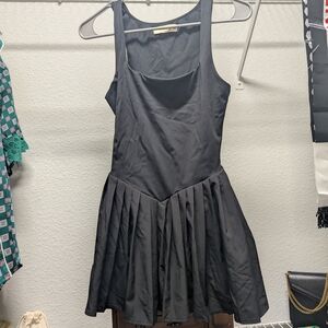 Chic Black Sleeveless Mini Dress